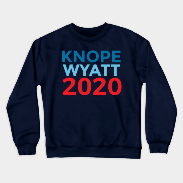 Parks and Recreation - Leslie Knope Benn Wyatt 2020 Crewneck Sweatshirt by nerdydesigns